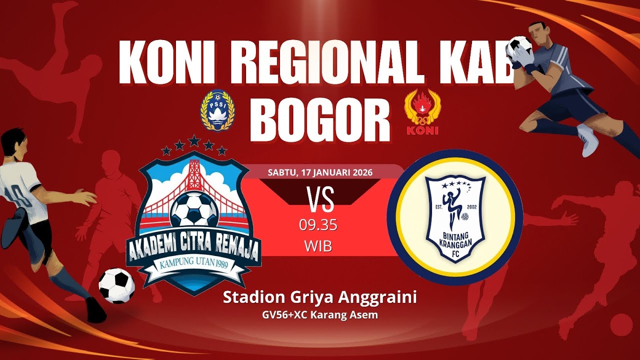 AKADEMI CITRA REMAJA VS BINTANG KRANGGAN || LAGA REMONTADA (KONI REGIONAL KAB. BOGOR)‼️