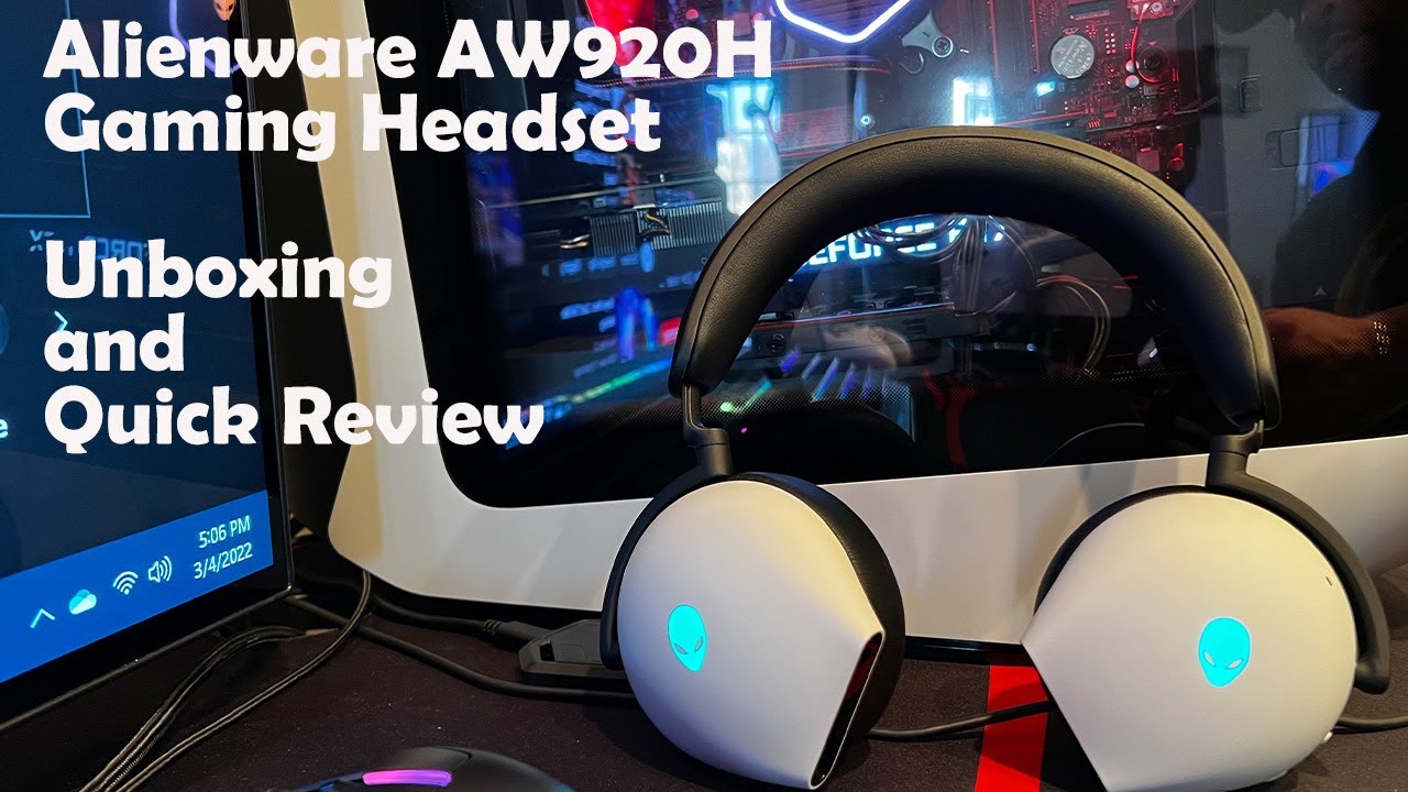 Alienware AW920H Gaming Headset Unboxing and Initial Impressions - Spoiler, they are 🔥🔥🔥