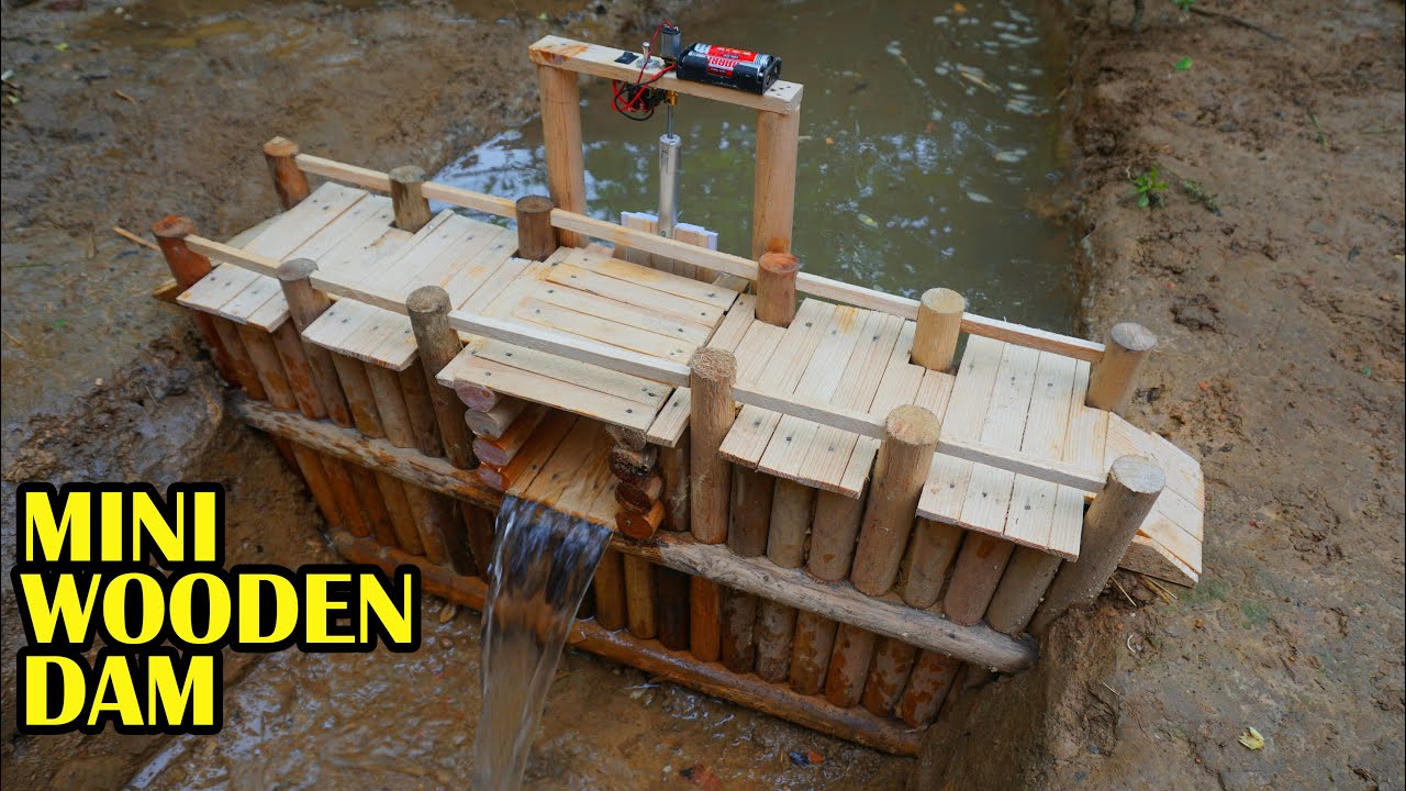 Mini Wooden Dam Construction