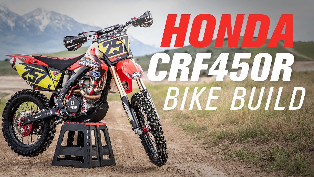 Сборка внедорожного мотоцикла Honda CRF450R