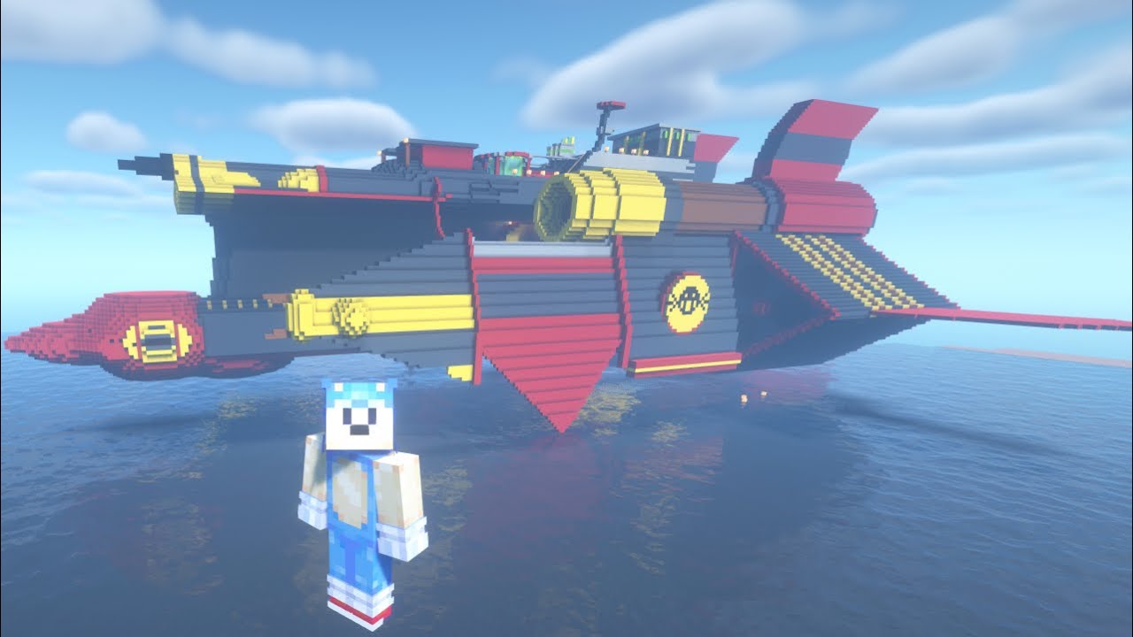MINECRAFT! Egg Carrier Build (Sonic Adventure)