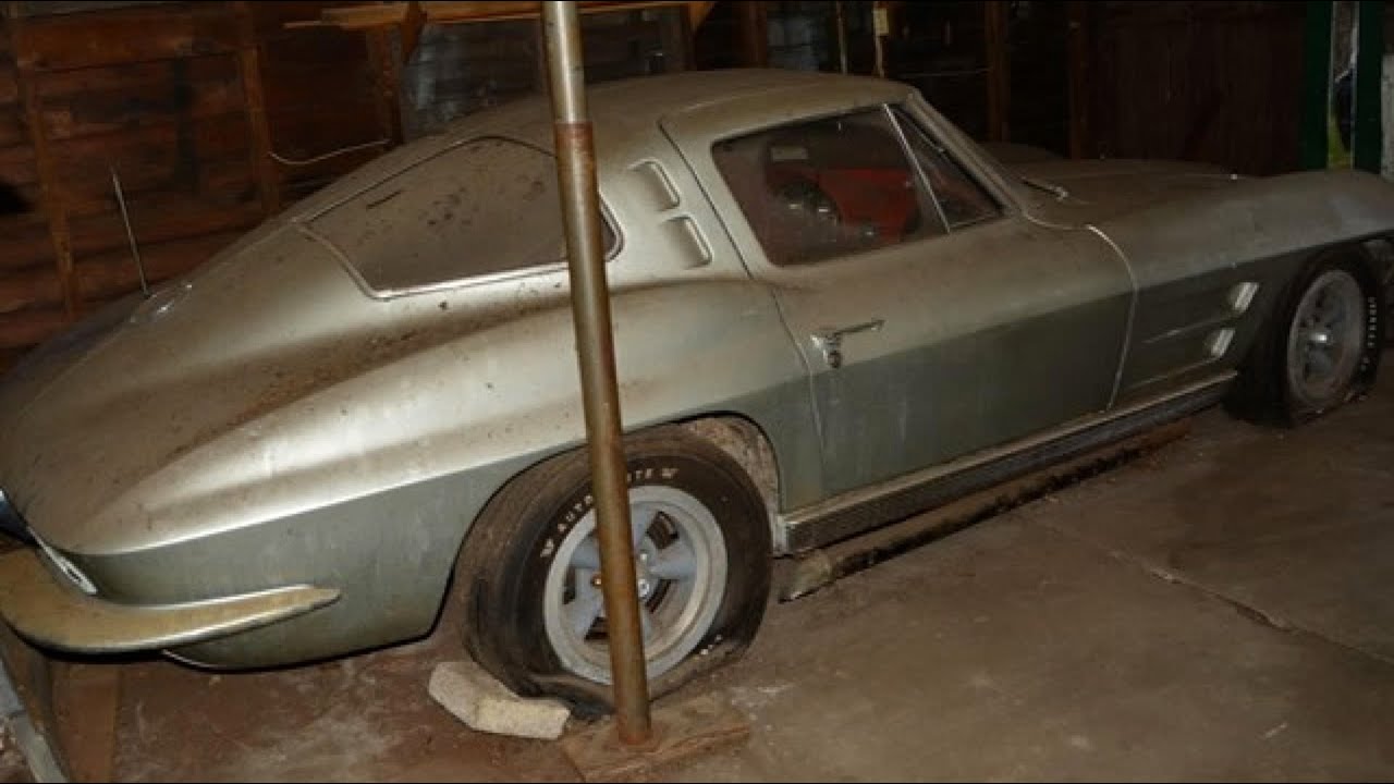 Находка в гараже: Corvette Split Window Coupe 1963 года выставлен на продажу!