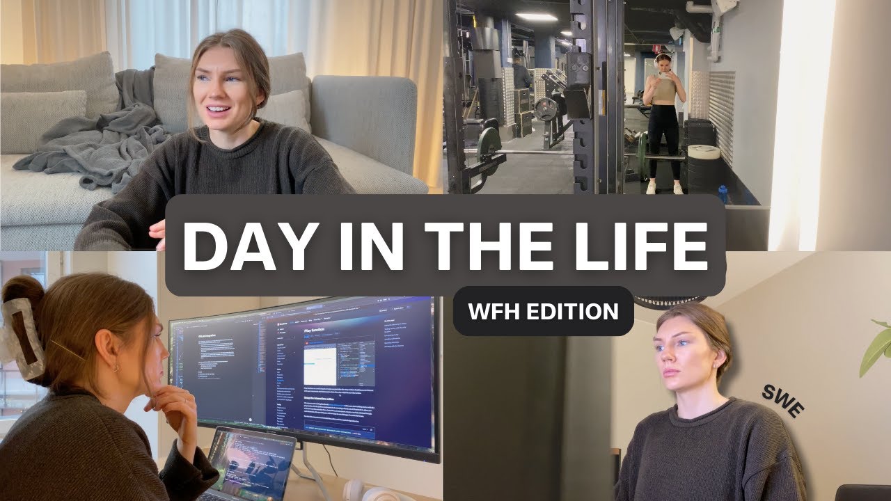 Full Day in the Life as a Software Engineer in Stockholm | WFH Edition & Chats