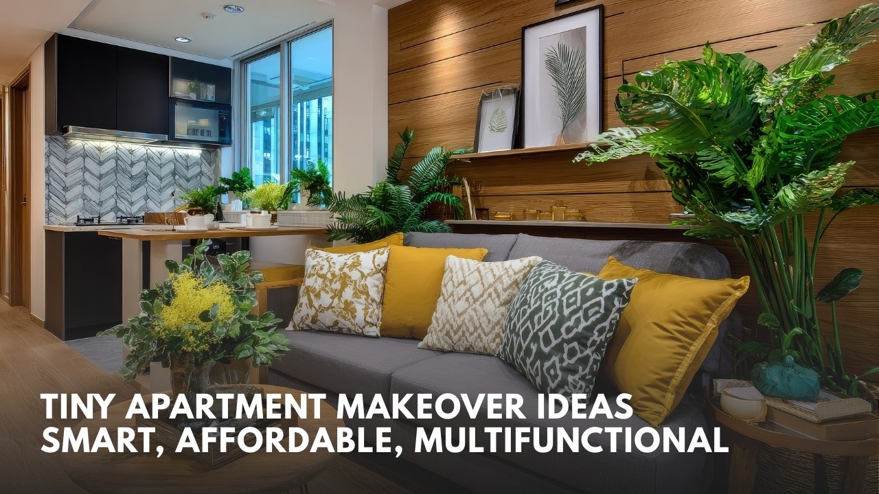 Tiny Apartment Decor Ideas for Affordable Multifunctional Furniture Picks