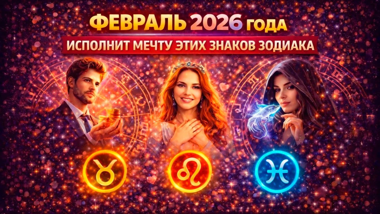 Февраль 2026 года исполнит мечту этих знаков Зодиака