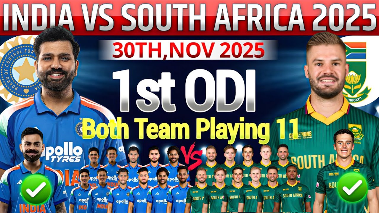 India vs South Africa 1st Odi Playing 11|IND vs SA 1st Odi Probable Playing 11|ind vs sa series 2025