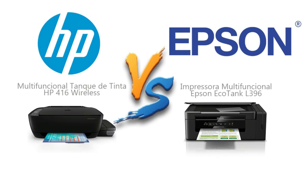 Multifuncional Tanque de Tinta HP 416 vs Multifuncional Epson EcoTank L396