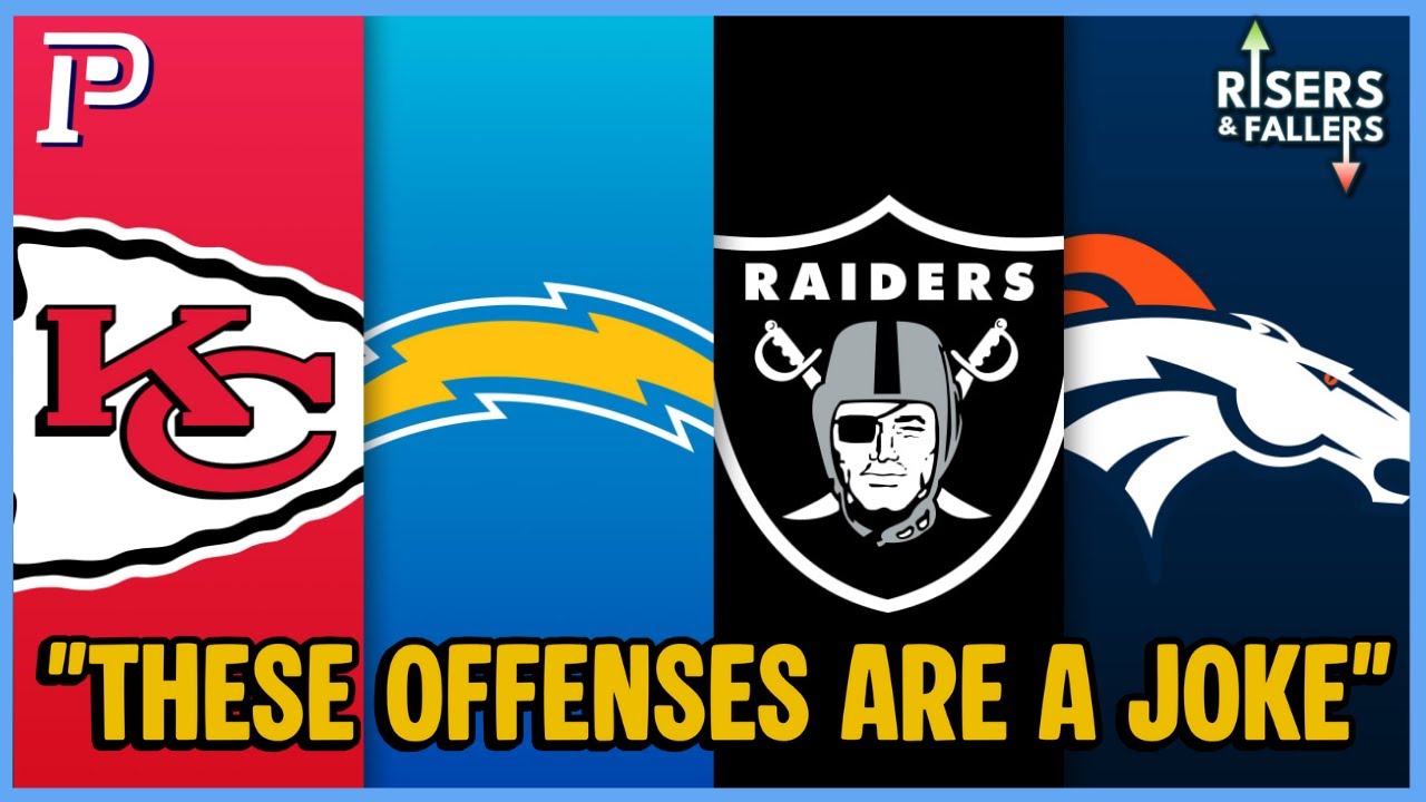 AFC West Fantasy Football Exit Interview - Risers and Fallers