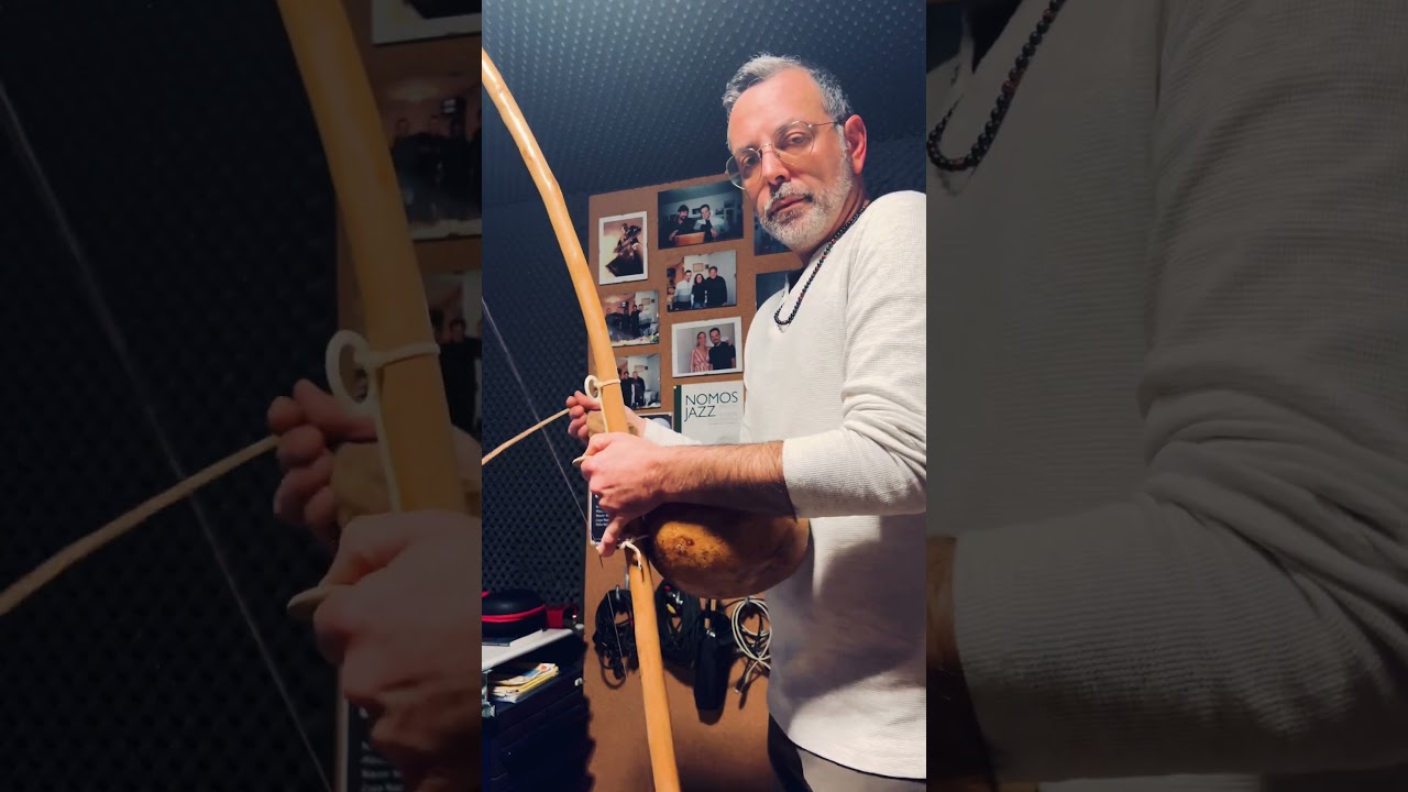 Berimbau (brazilian instrument) played by Luca Mattioni