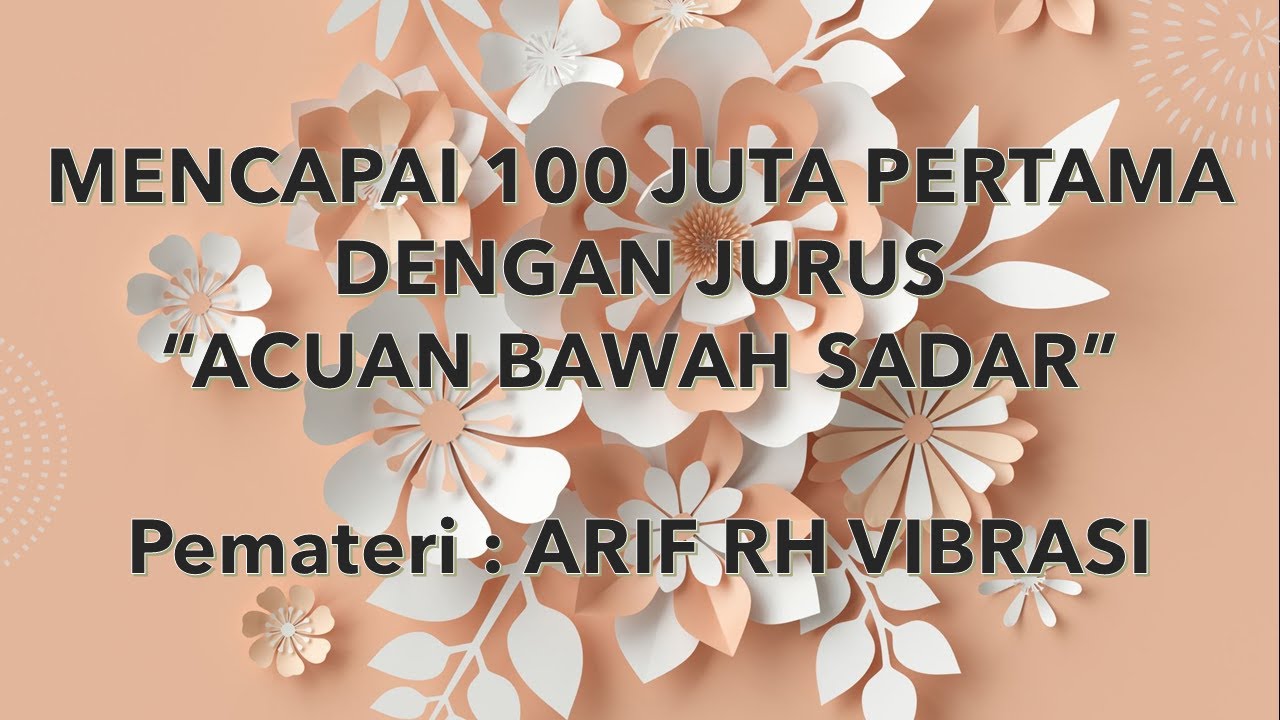 Mencapai 100 Juta Pertama, Dengan Jurus 