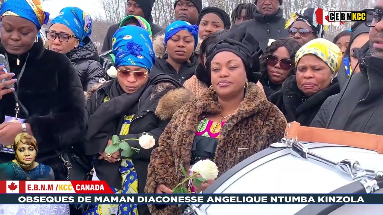 L' enterrement de la diaconesse Ntumba Angélique