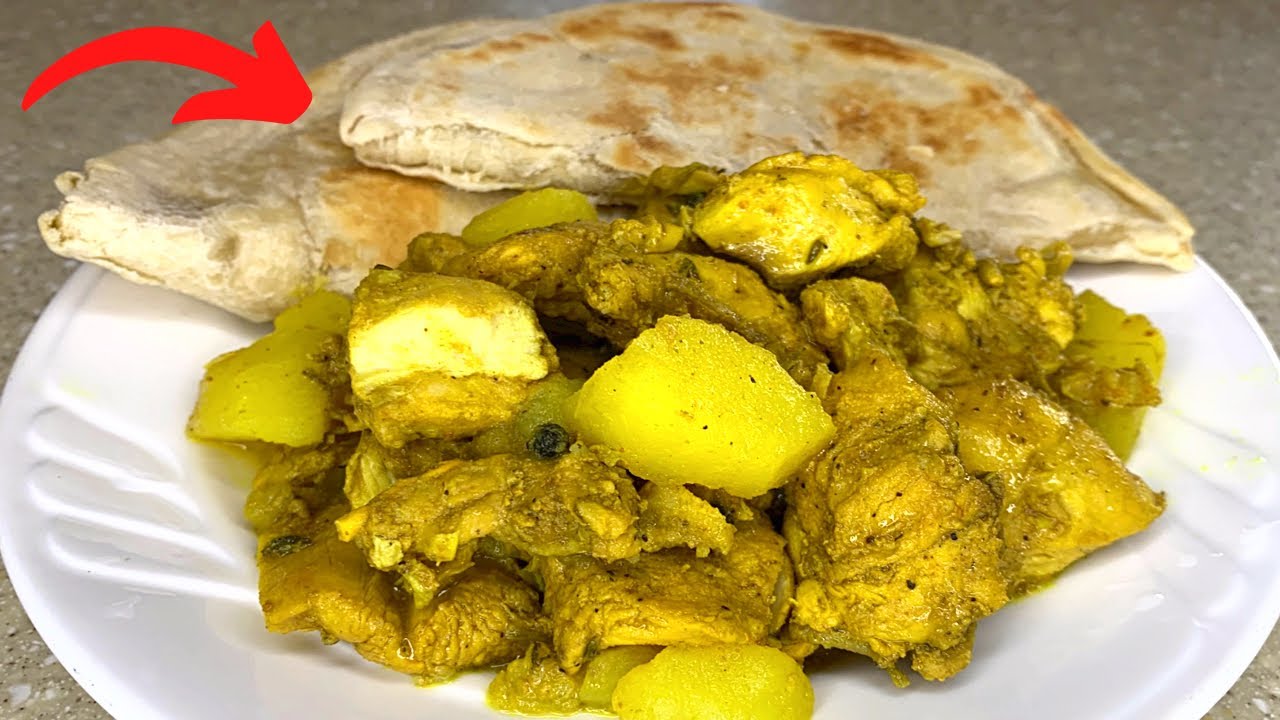 Как приготовить лучшую курицу роти с карри для начинающих! | Кухня Вэла!