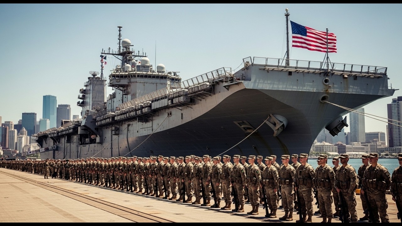 U.S. Navy’s USS Boxer LHD 4 Underway with Marines for Strategic Amphibious Mission