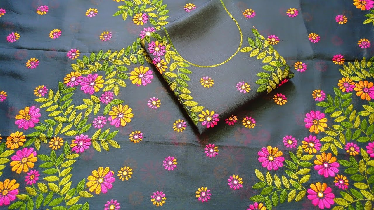 Most Beautiful hand embroidery,phulkari dress|Hater kajer jama|হাতের কাজের জামা|پھلکاری ڈیزائن