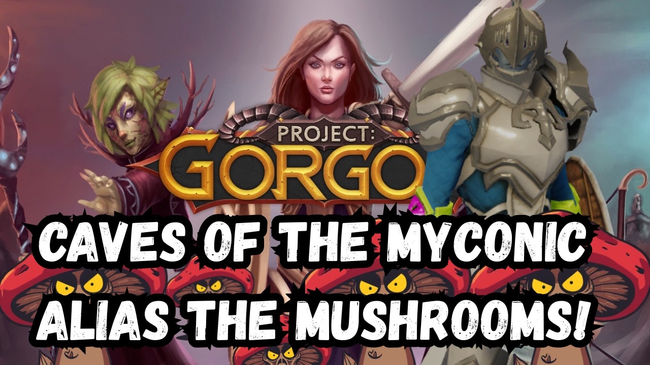 Sadarun visits the Mushroom Caves in Project Gorgon