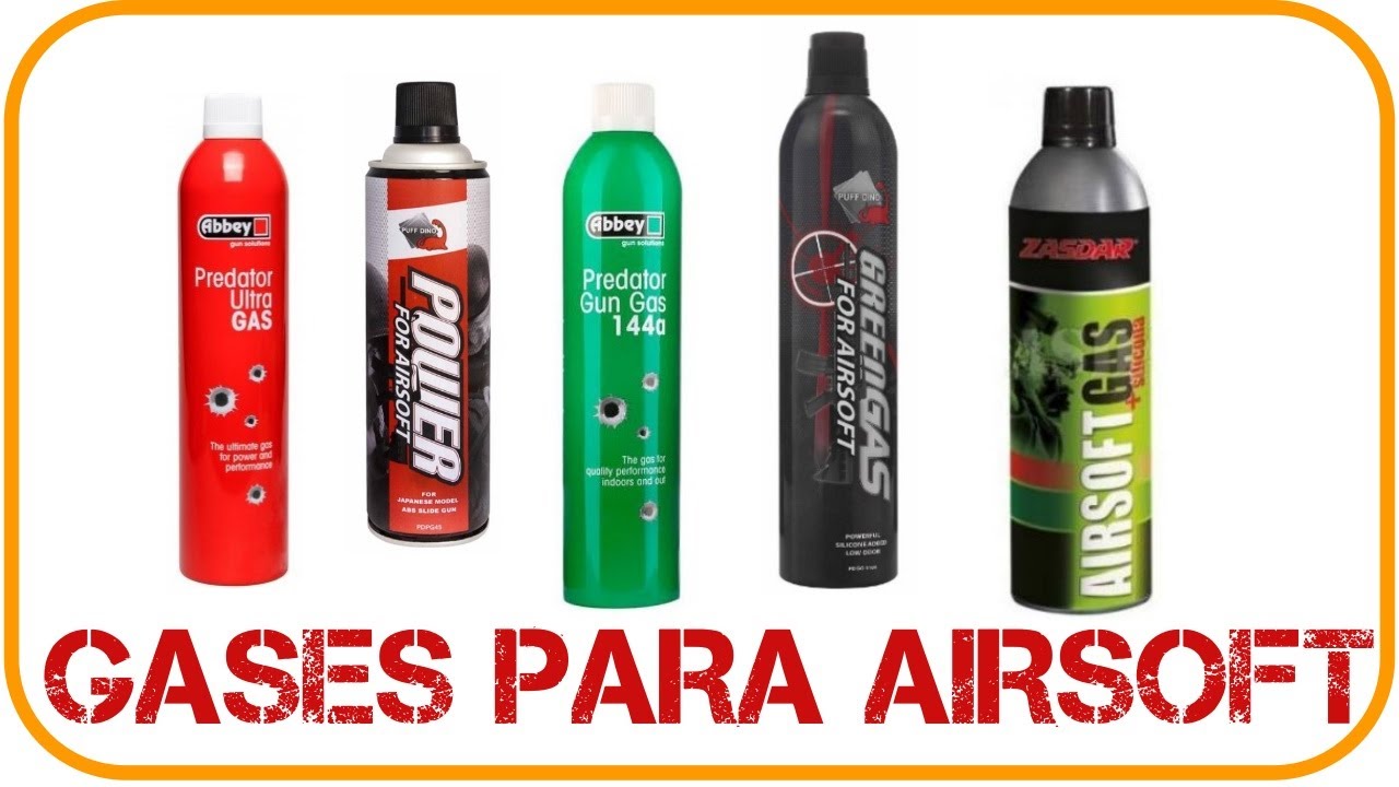 COMPARATIVA de tipos de GASES para AIRSOFT | AIRSOFT MONTEQUINTO
