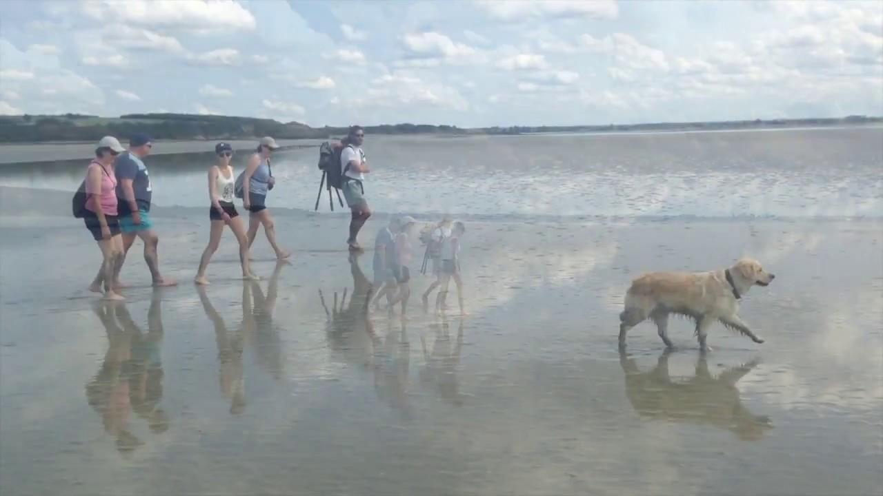 Sables mouvants au Mont Saint-Michel