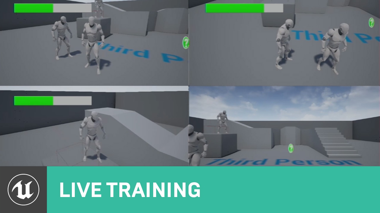 Blueprint Implementing Local Multiplayer | Live Training | Unreal Engine