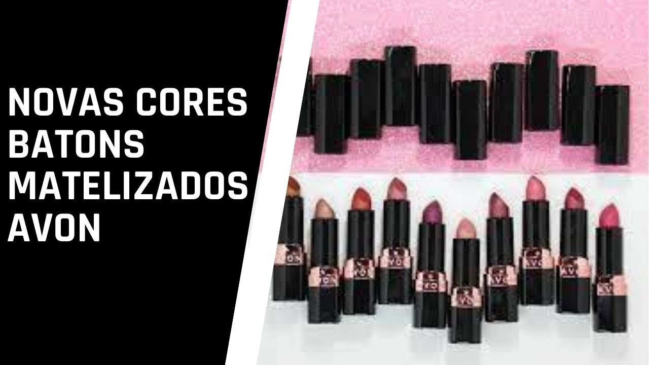 Novas cores dos batons matelizados da Avon