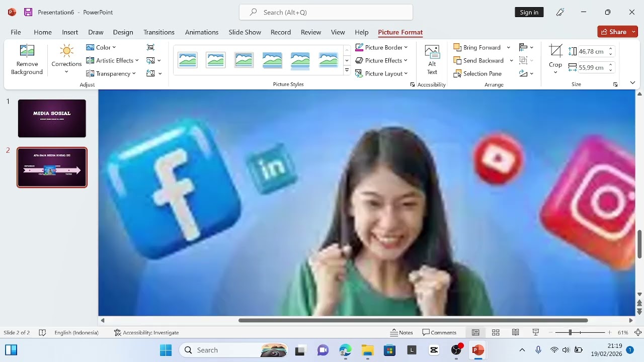 menggunakan Powerpoint dasar atau pemula