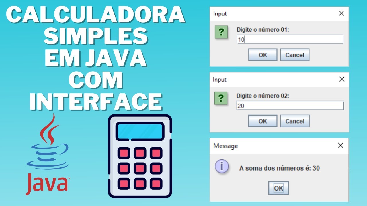 COMO FAZER UMA CALCULADORA SIMPLES COM INTERFACE EM JAVA (PROJETO JAVA SWING)