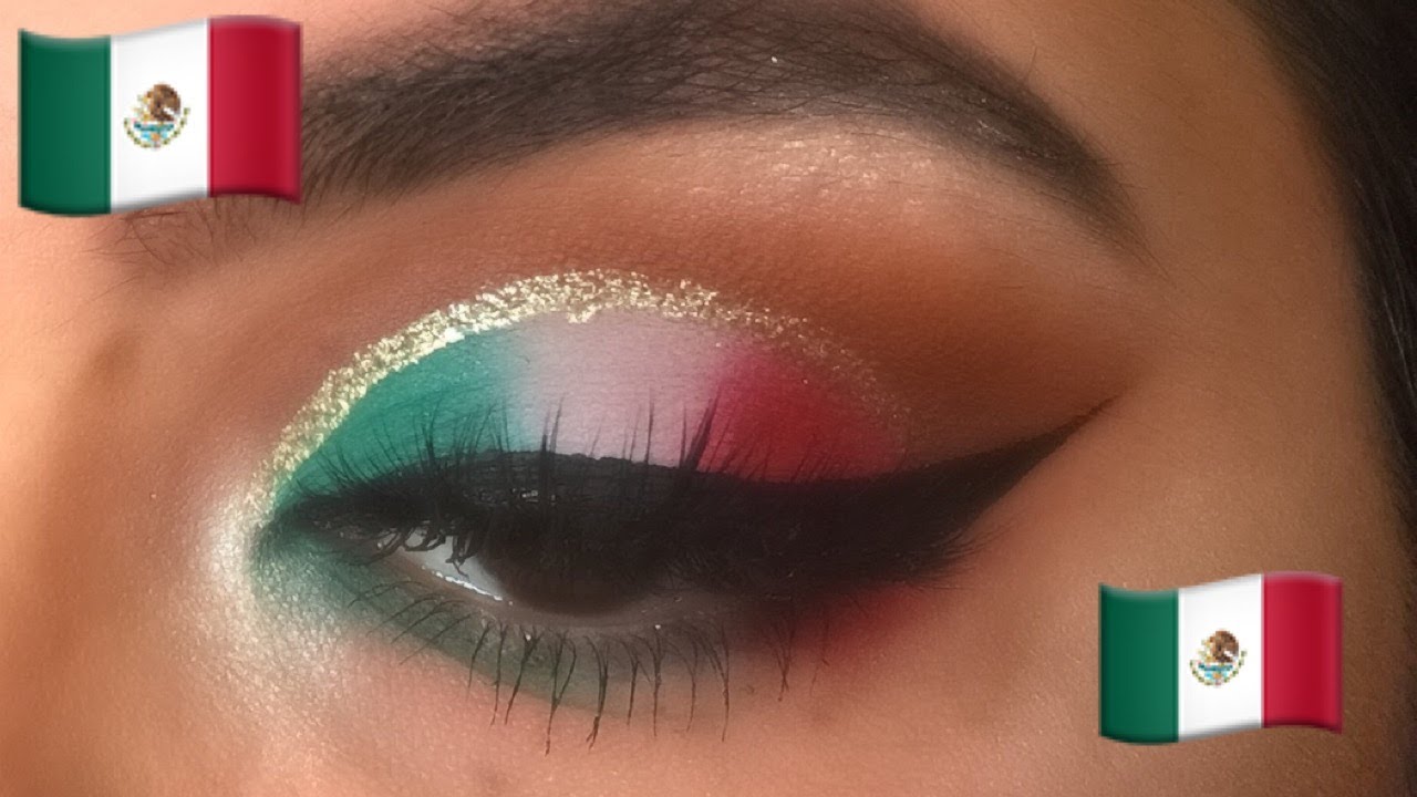 Mexican Flag Inspired Makeup