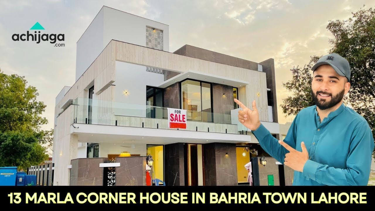 13 Marla Stunning Corner House In Bahria Town Lahore | House For Sale | Luxurious Interior | Modern