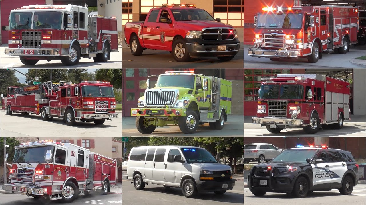 Fire Trucks Police & EMS Responding Compilation 2026 #4: Firsts of 2025