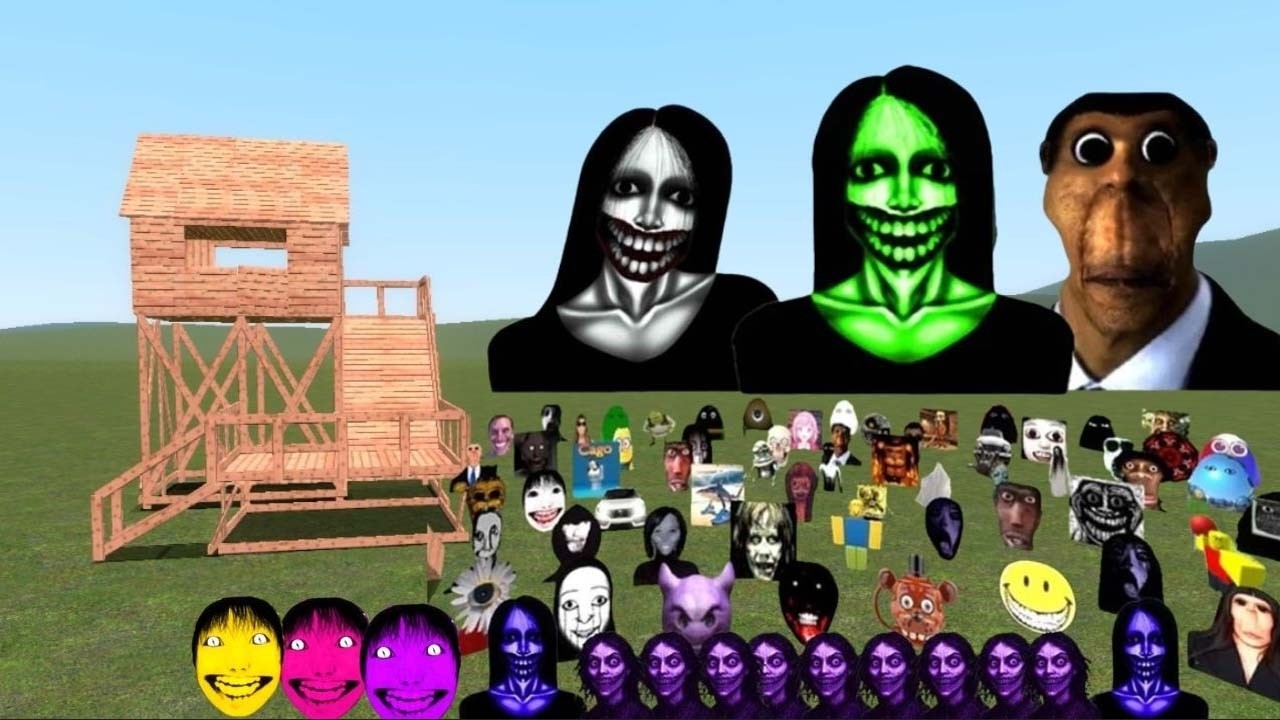 Too Much Nextbots Vs Towers in Garry's Mod