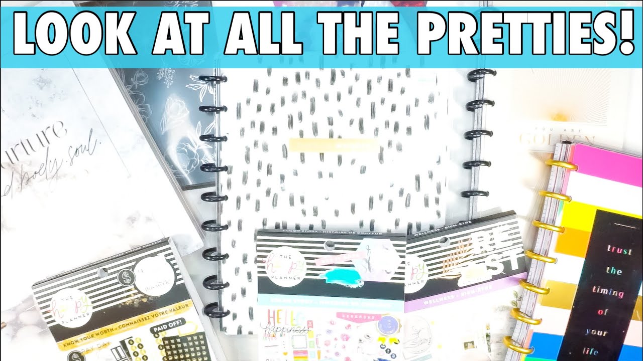 HUGE Happy Planner Haul! | NEW RELEASE Spring 2022 Planner Flip Through | Happy Planners + Stickers