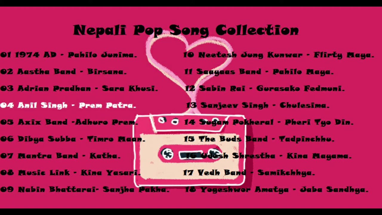 All Time Favorite Nepali Pop Song Collection.