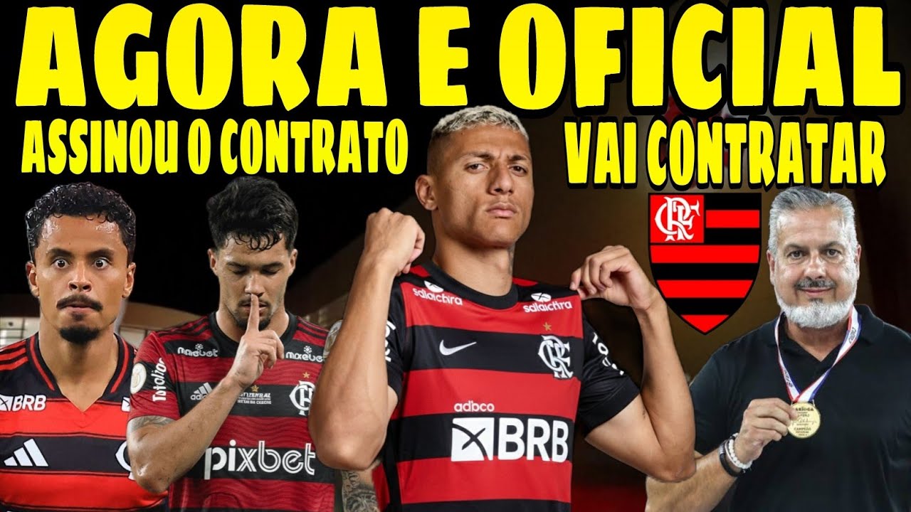 AGORA É OFICIAL! CONTRATO FOI ASSINADO E ANÚNCIO FOI FEITO! RICHARLISON DIZ SIM AO FLAMENGO!