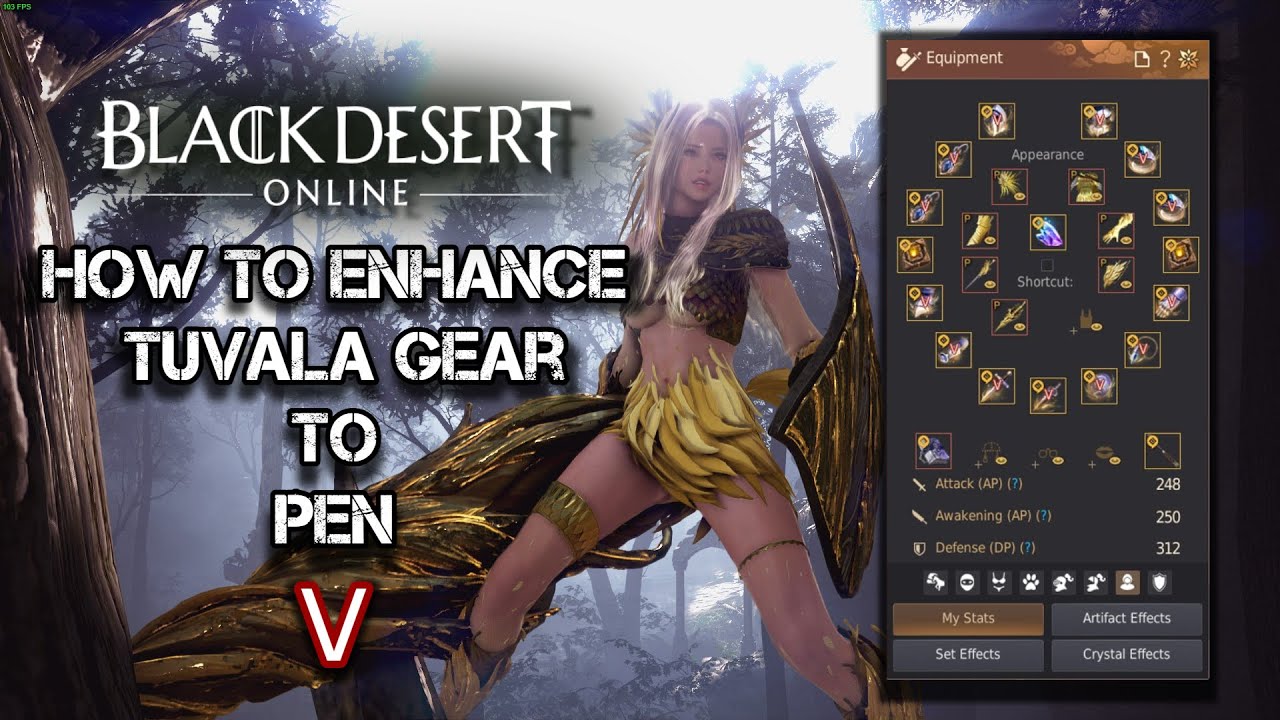 BDO: How to enhance seasonal Tuvala gear to PEN guide