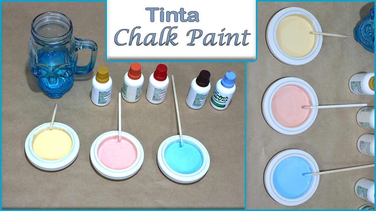 Como fazer tinta Chalk Paint, Diy- Muito fácil e rápido.