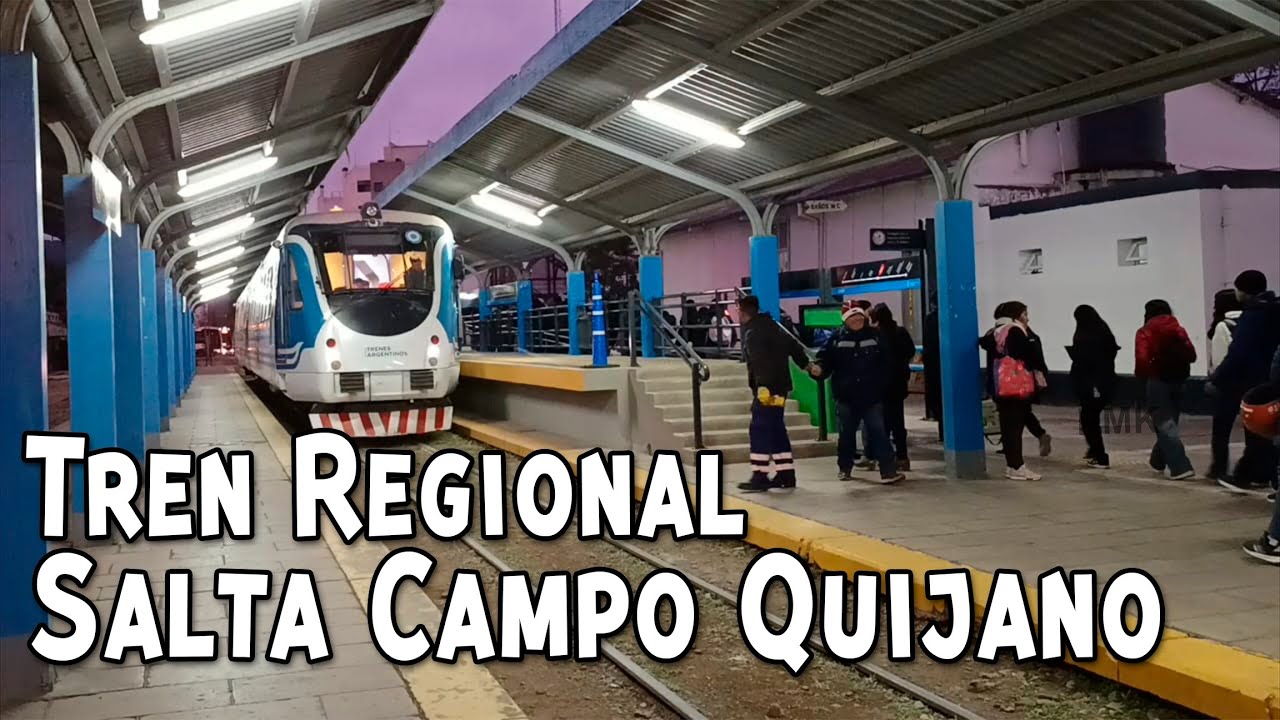 🚂🇦🇷🏜️VIAJE COMPLETO TREN REGIONAL SALTA CAMPO QUIJANO TREN GESTA GAUCHA TRENES ARGENTINOS