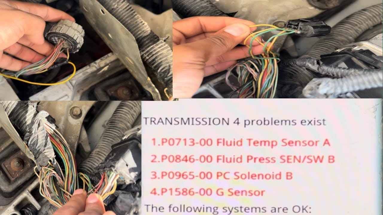 Nissan Sentra P0713 P0965 Pc Solenoid B