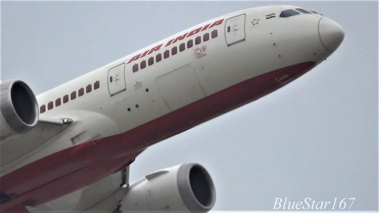 Air India Boeing 787-8 (VT-ANB) takeoff from NRT/RJAA (Tokyo - Narita) RWY 16R