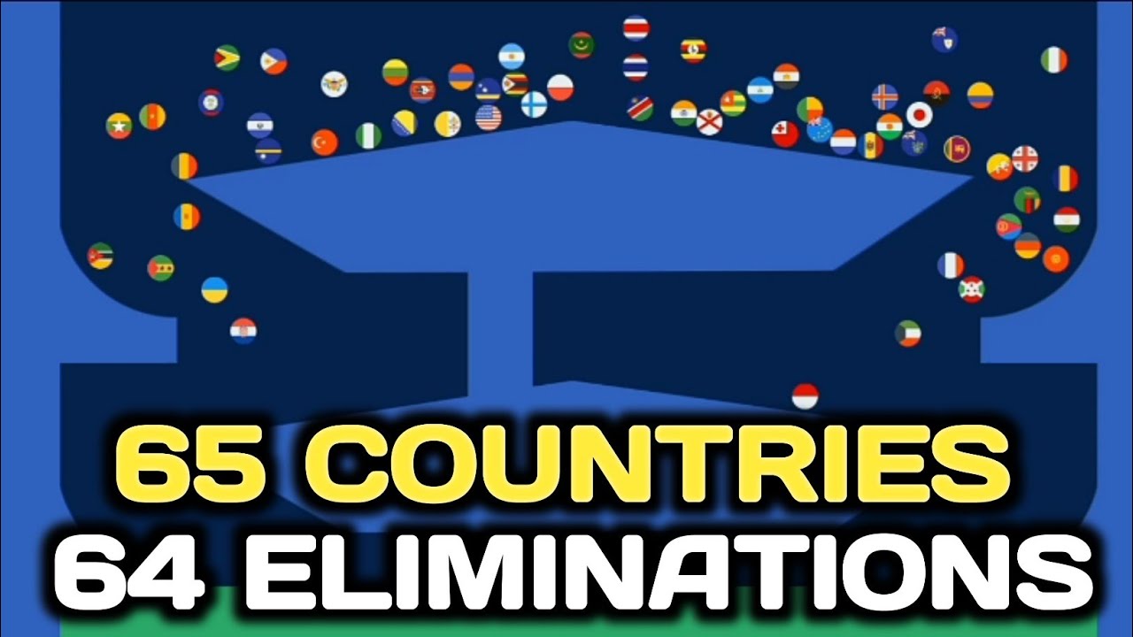 65 Countries & 64 Times elimination in Marble Race Tournament for Android