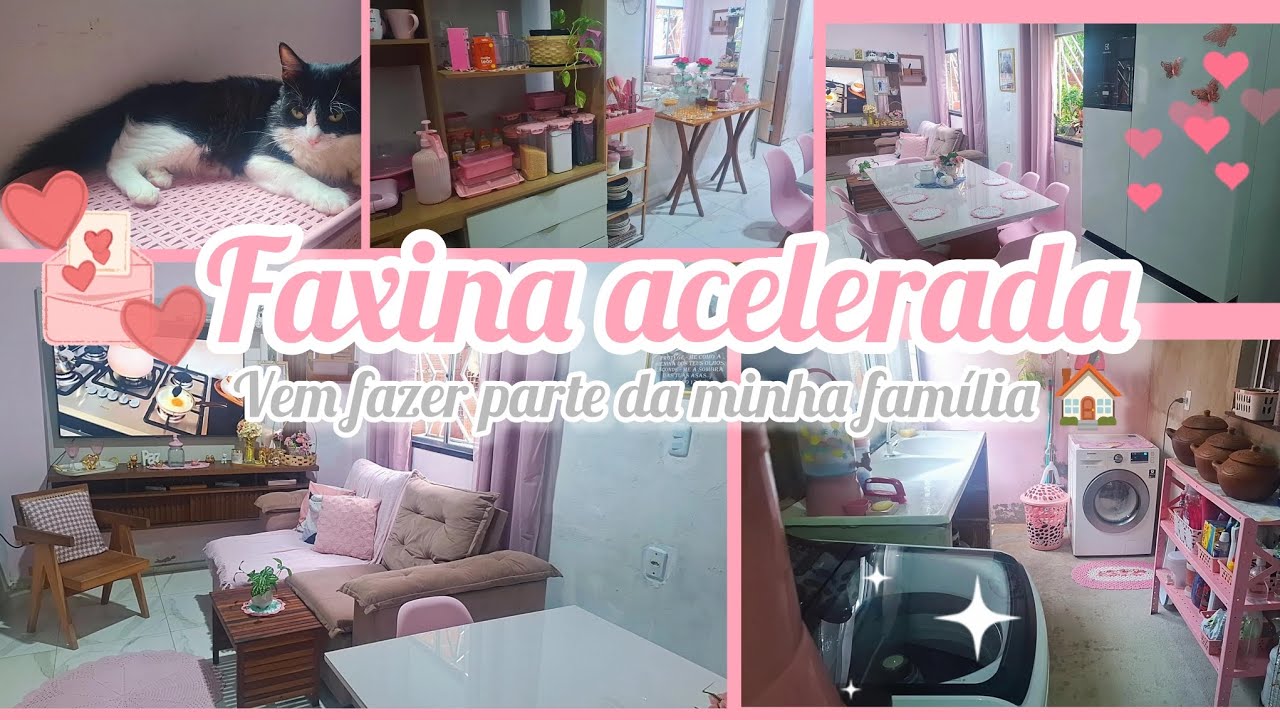 Vídeo de faxina acelerado mudamos a sala 🩷