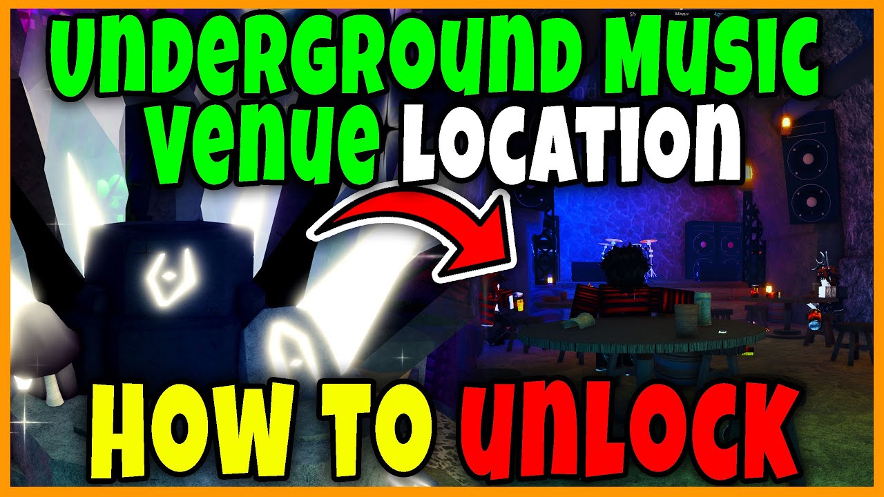 UNDERGROUND MUSIC VENUE LOCATION - HOW TO FIND & UNLOCK EASILY [FISCH] - Roblox