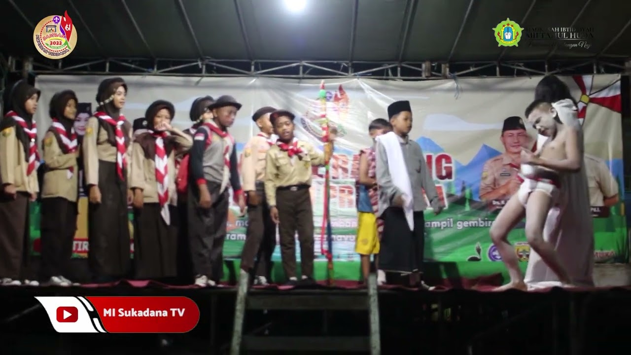 Penampilan Kreasi Seni Drama Kabaret || Jambore Kwartir Ranting Pramuka Tukdana || MI  Miftahul Huda