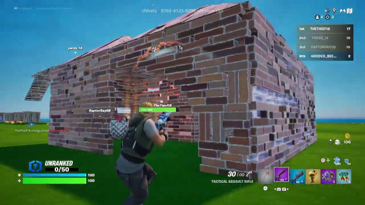 Playing box fights 