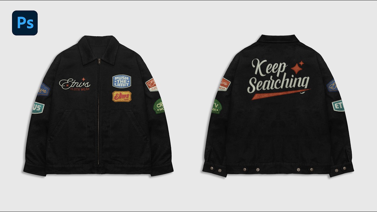 Work Jacket Mockup Psd