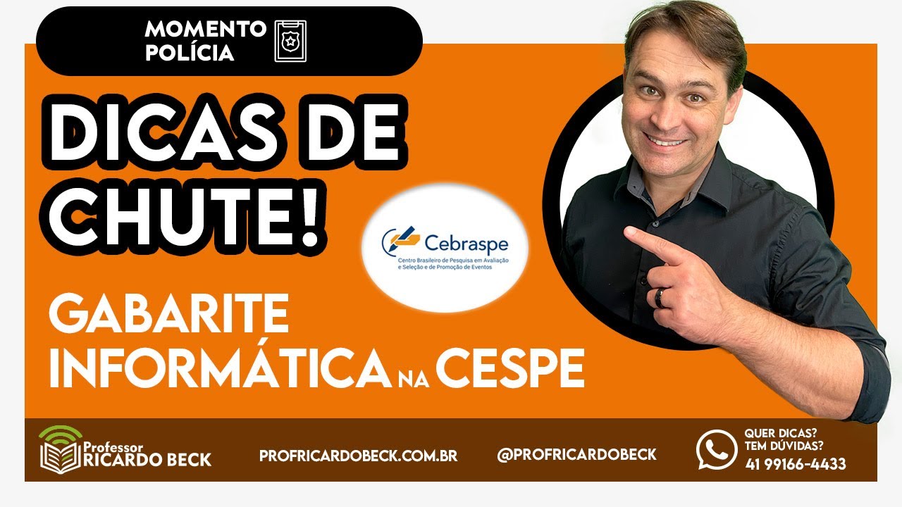 Como chutar na banca CESPE? | Momento PF | Informática