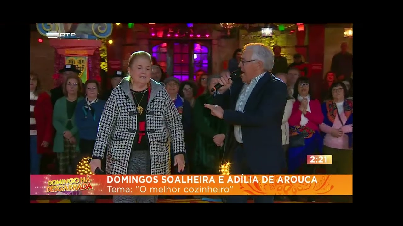 Domingos Soalheira e Adília de Arouca -Tema O Melhor Cozinheiro 