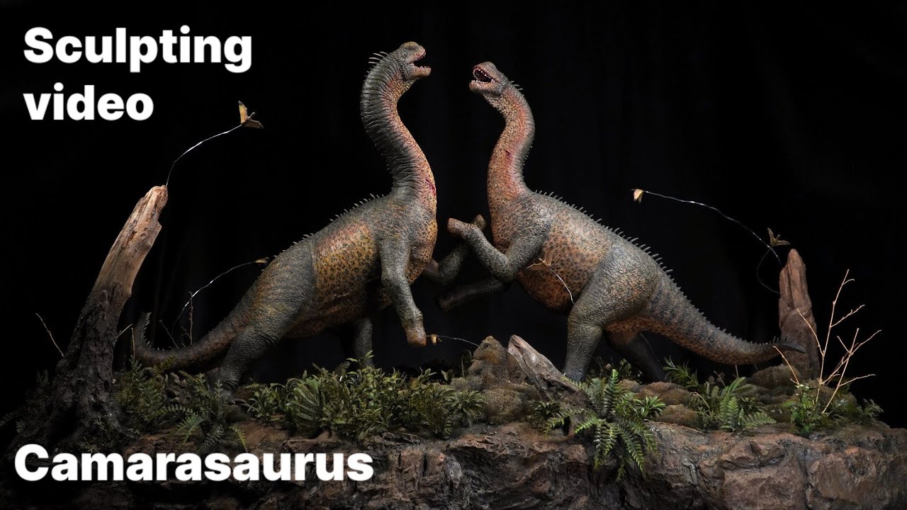 Sculpting Camarasaurus diorama / 클레이로 카마라사우루스 디오라마 만들기
