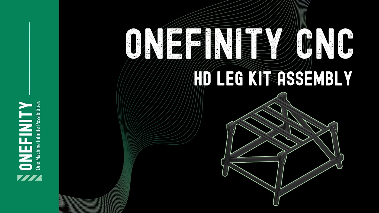 Видеоинструкция по сборке комплекта усиленных ножек Onefinity CNC для стационарных подставок QCW ...