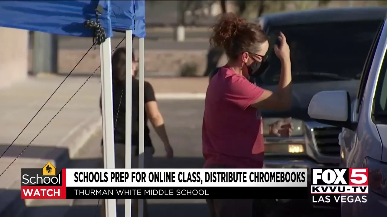 Some schools start Chromebook distribution to CCSD students