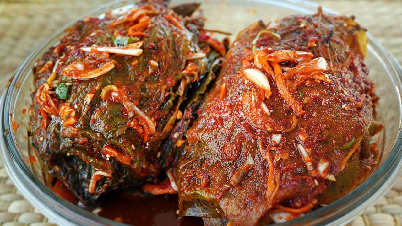 콤콤한 삭힌꺂잎& 삭힌콩잎 ~  깻잎 장아찌 이렇게 만들면 더 맛있어요 ~~