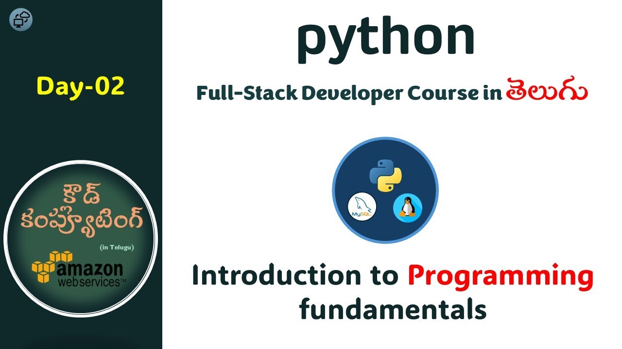 Day02 | Python full-stack developer course | Course introduction | Start date 23-Feb-2026 @ 7 AM IST